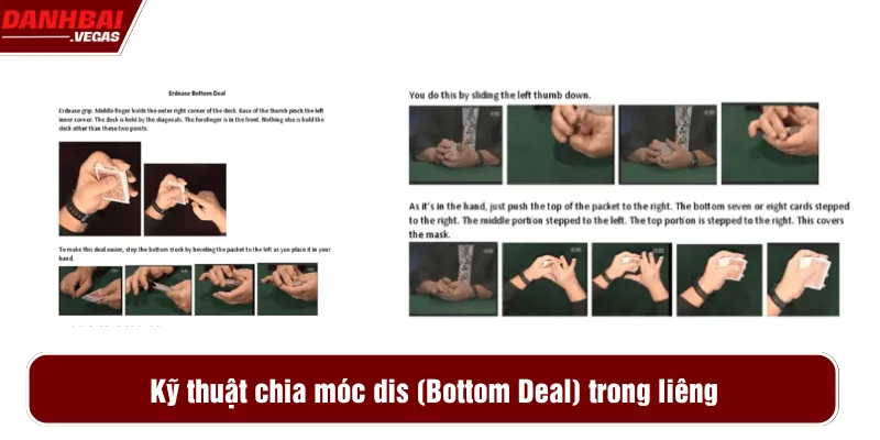 Kỹ thuật chia móc dis (Bottom Deal) trong liêng
