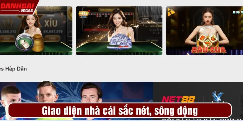 Nhà cái với mức đồ họa sắc nét, hiệu ứng chuyển cảnh mượt mà
