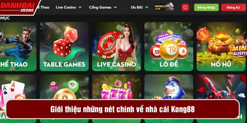 Giới thiệu những nét chính về nhà cái Kong88